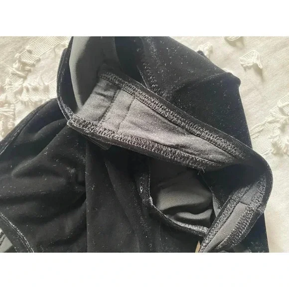 Madewell Bodysuit Women’s Small Black Velvet - Picture 7 of 9